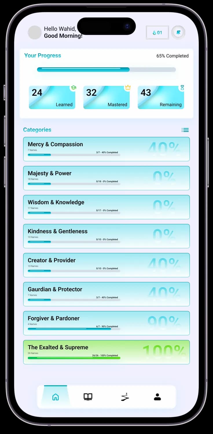 App screen right